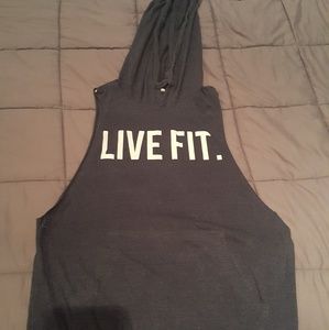 Muscle sleeveless hoody